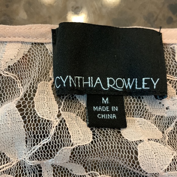 Cynthia Rowley Lace Top. Size M. - Picture 3 of 13